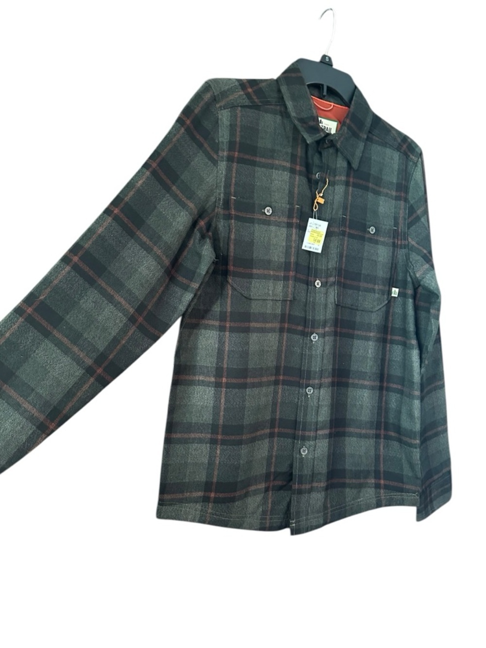 NWT Lake & Trail Flannel Mens size Small - Picture 2 of 6